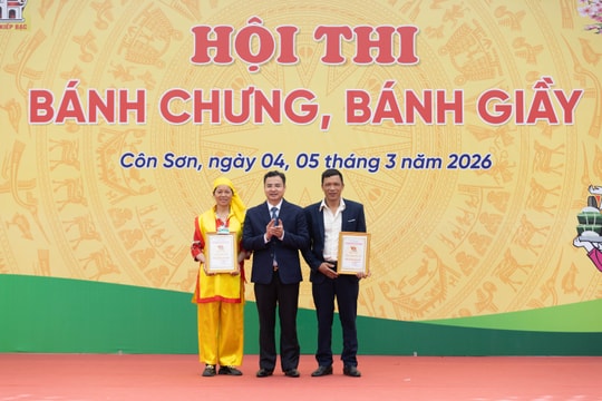 Các phường Lê Đại Hành, Nguyễn Đại Năng đoạt giải nhất Hội thi bánh chưng, bánh giầy