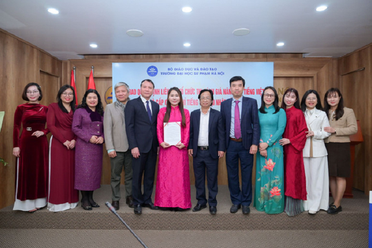 Chứng chỉ tiếng Việt có thể được tổ chức thi tại nước ngoài từ giữa tháng 4 tới