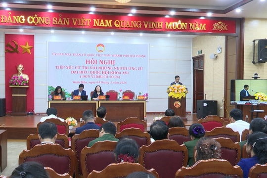 Tiểu sử tóm tắt ứng cử viên đại biểu Quốc hội khóa XVI thuộc đơn vị bầu cử số 4 thành phố Hải Phòng
