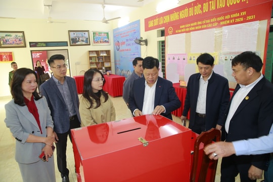 Bảo đảm chu đáo các điều kiện phục vụ bầu cử