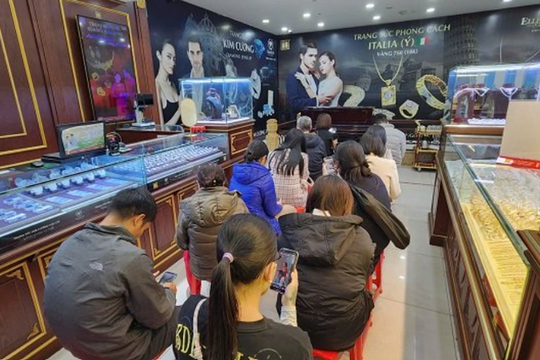 Giá vàng trong nước giảm gần 1 triệu đồng mỗi lượng