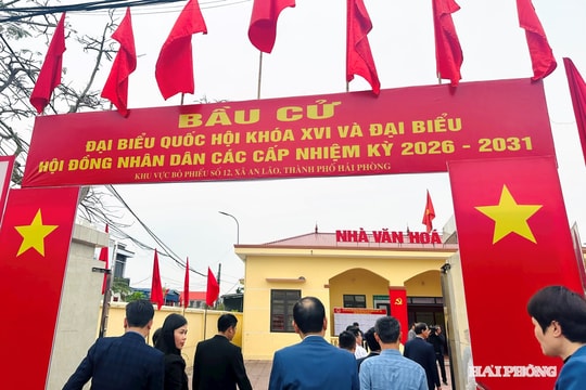 Hải Phòng hoàn thành phát phiếu bầu cử về các xã, phường, đặc khu