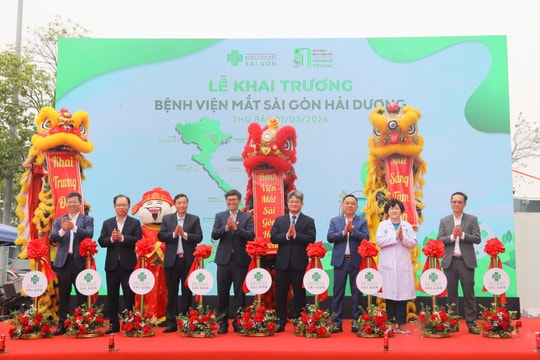 Khai trương Bệnh viện Mắt Sài Gòn Hải Dương tại khu vực phía tây Hải Phòng