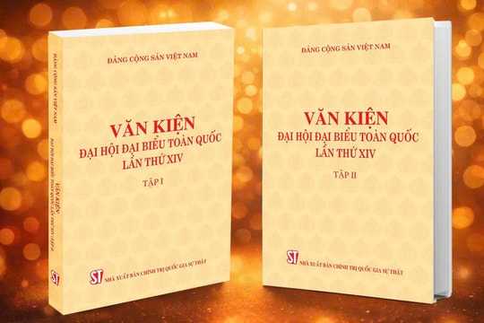 Bộ sách mới giới thiệu 10 văn kiện được thông qua tại Đại hội đại biểu toàn quốc lần thứ XIV