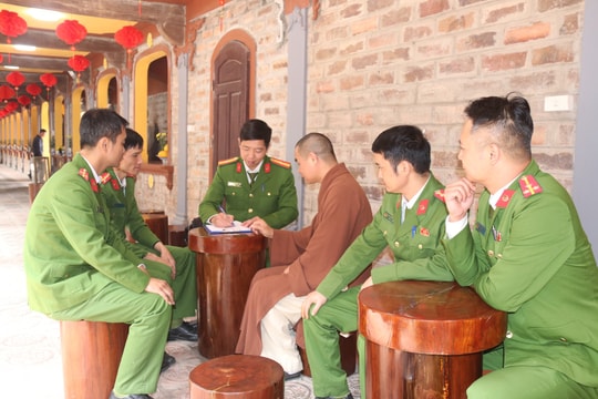 Bảo đảm an ninh trật tự Lễ hội Đền Tranh