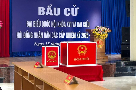 Trung bình mỗi khu vực bỏ phiếu ở Hải Phòng có 1.252 cử tri