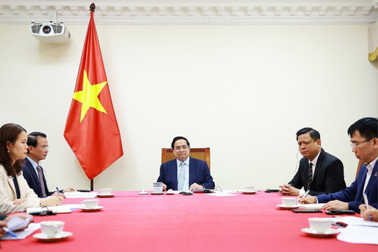 Thủ tướng Phạm Minh Chính điện đàm với Thủ tướng Nhà nước Kuwait