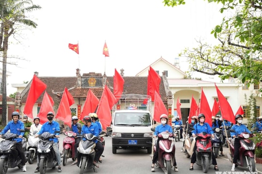 Tuổi trẻ Hải Phòng sôi nổi tuyên truyền hướng về ngày bầu cử