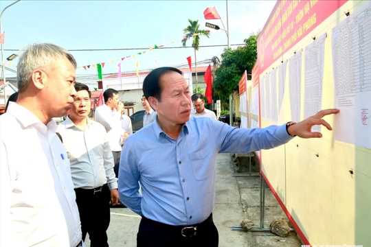Hai Phong Party secretary inspects preparations for elections