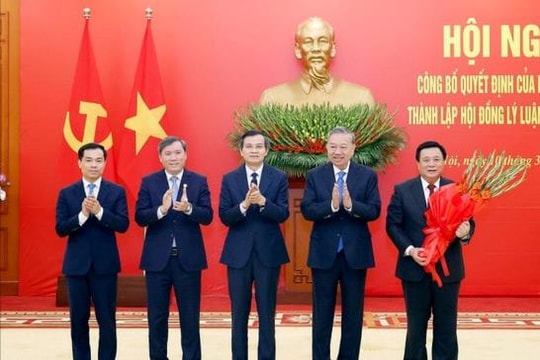 Tổng Bí thư Tô Lâm chủ trì Hội nghị công bố Quyết định thành lập Hội đồng Lý luận Trung ương nhiệm kỳ 2026 - 2031