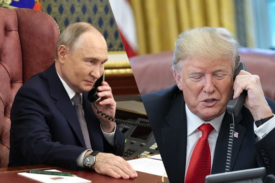 Tổng thống Nga và Tổng thống Mỹ điện đàm về xung đột tại Iran và Ukraine