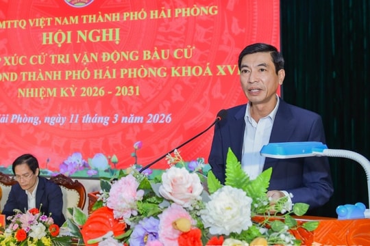 Ứng cử viên đơn vị bầu cử số 12 cam kết thực hiện tốt trách nhiệm của người đại biểu dân cử