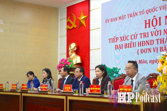 Hai Phong reports on settlement of voters' petitions