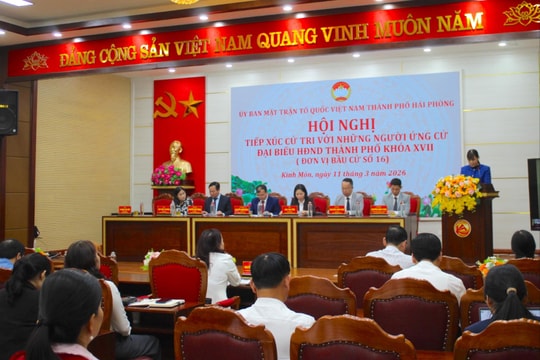 Ghi nhận từ những buổi tiếp xúc cử tri vận động bầu cử ở Hải Phòng