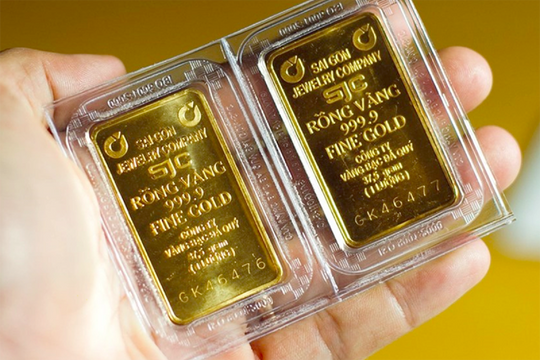 Giá vàng trong nước giảm hơn 1 triệu đồng mỗi lượng