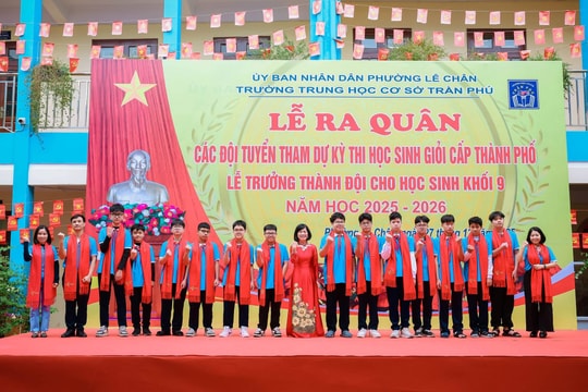 Phường Lê Chân và xã Nam Sách dẫn đầu kỳ thi chọn học sinh giỏi lớp 9 cấp thành phố