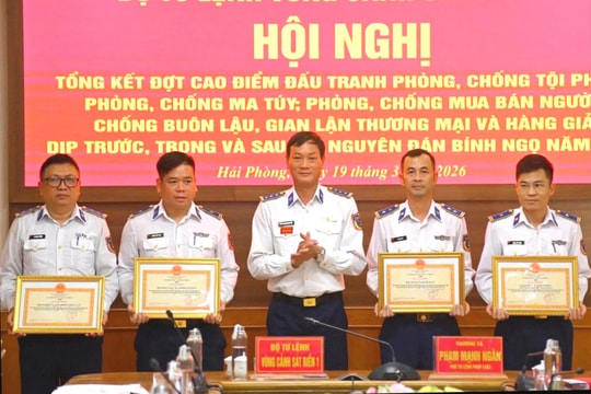 Cảnh sát biển triệt phá nhiều vụ vi phạm trong đợt cao điểm