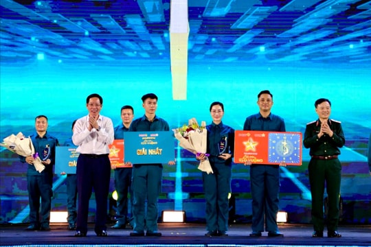 Đội Đất Cảng anh hùng tỏa sáng tại 'Sắc màu Sao Vuông' Quân khu 3