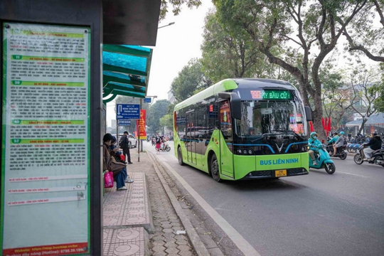 Đến năm 2030, tối thiểu 50% phương tiện công cộng ở thành phố sử dụng xe điện