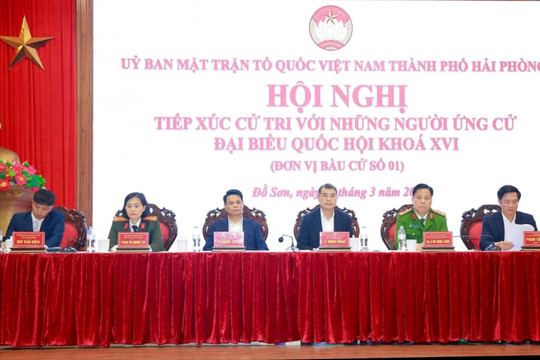 Hải Phòng bầu đủ 19 đại biểu Quốc hội khoá XVI