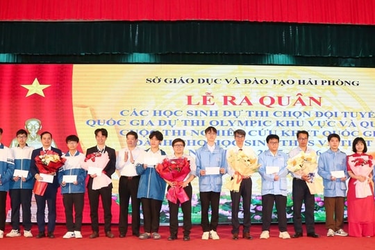Hai Phong launches team for International Olympiads and Science-Technology Competition