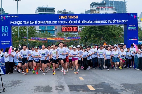 Hơn 2.000 người tham gia giải chạy hưởng ứng Giờ Trái đất 2026