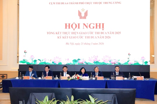 Hải Phòng cùng các thành phố trực thuộc Trung ương ký giao ước thi đua năm 2026