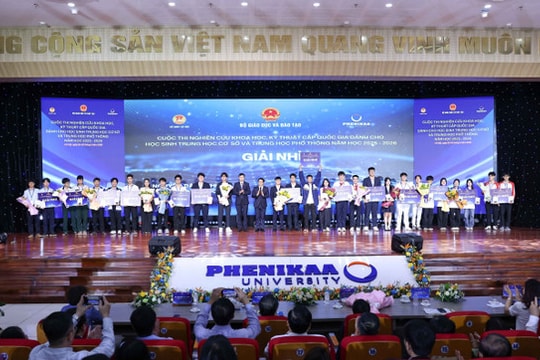 14 dự án giành giải nhất Cuộc thi nghiên cứu khoa học, kỹ thuật cấp quốc gia