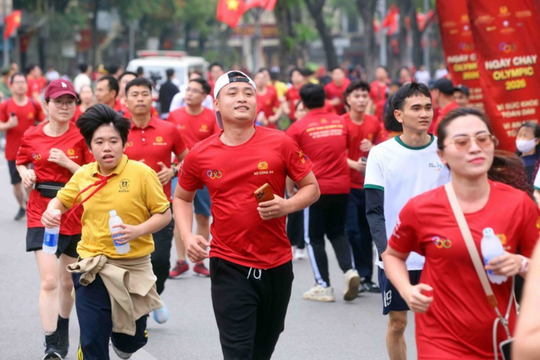 Hơn 1,2 triệu người tham gia Ngày chạy Olympic quy mô lớn nhất từ trước đến nay