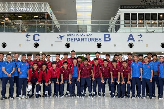 Đội tuyển U23 Việt Nam lên đường tham dự Giải CFA Team China 2026