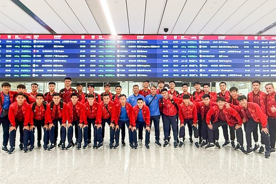 U23 Việt Nam tới Trung Quốc, sẵn sàng thi đấu