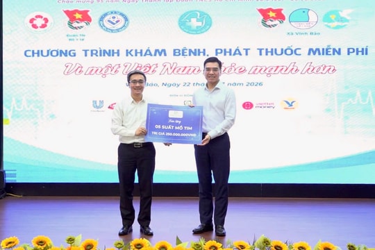 Hỗ trợ 5 ca mổ tim bẩm sinh ở xã Vĩnh Bảo