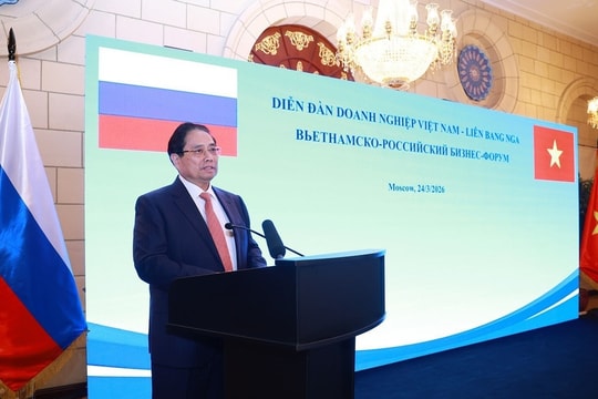 Thủ tướng Phạm Minh Chính dự Diễn đàn doanh nghiệp Việt Nam - Liên bang Nga