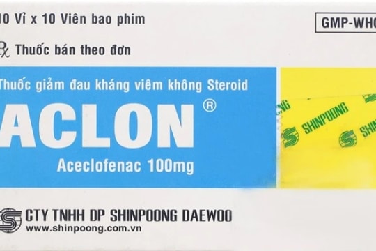 Thu hồi toàn quốc lô thuốc Aclon do không đạt chất lượng