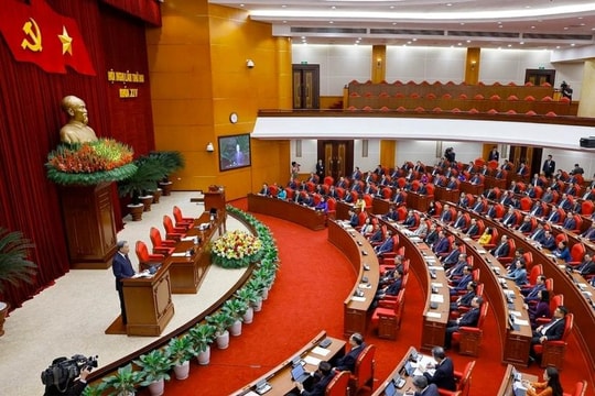 Thông cáo báo chí về ngày làm việc thứ ba và bế mạc Hội nghị Trung ương 2 khóa XIV