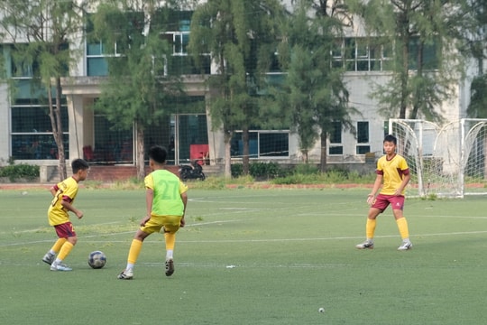 Lần đầu Hải Phòng có 3 đội tuyển dự Giải bóng đá thiếu niên toàn quốc