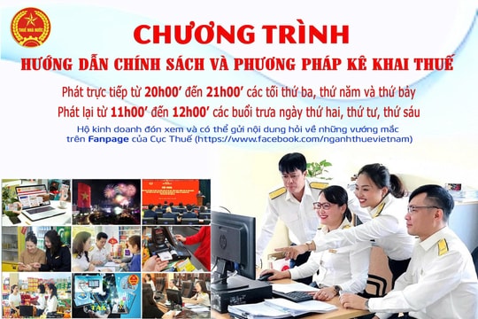 Cục Thuế hướng dẫn kê khai thuế trực tuyến cho hộ, cá nhân kinh doanh