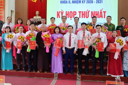 Chủ tịch HĐND, Chủ tịch UBND xã An Thành khoá I tái đắc cử khoá II