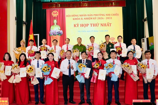Phường Nhị Chiểu kiện toàn các chức danh lãnh đạo chính quyền địa phương