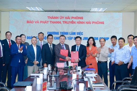 Hai Phong Newspaper, Radio and Television signs cooperation agreement with JML-VIKOR Group