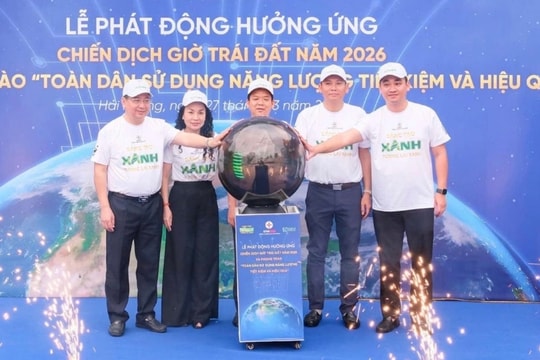 Hai Phong Power Company responds to Earth Hour 2026