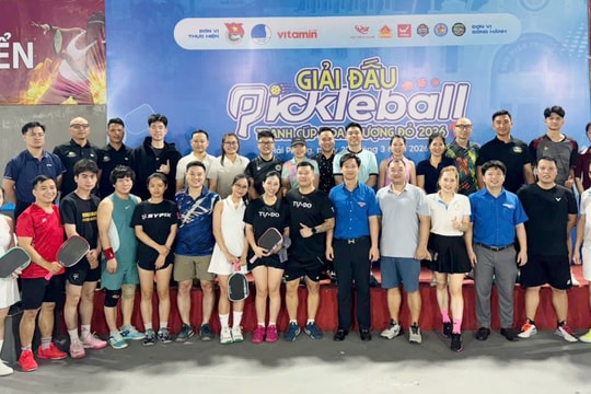 Sôi nổi Giải Pickleball thanh niên thành phố Hải Phòng - Cúp Hoa Phượng đỏ