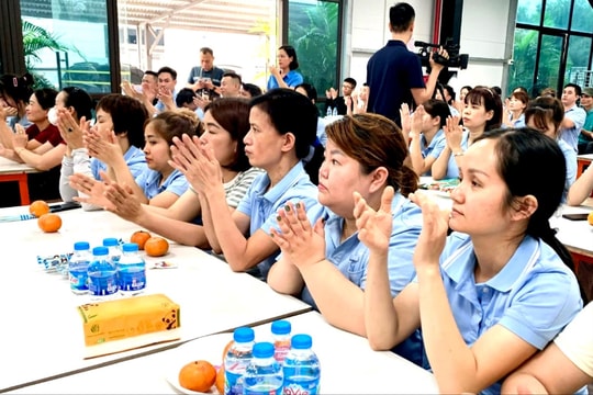Thành lập Công đoàn cơ sở tại Công ty HIO PRO, kết nạp 190 đoàn viên