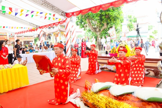 Traditional festival of Mo Temple and Pagoda in Nghi Duong Commune