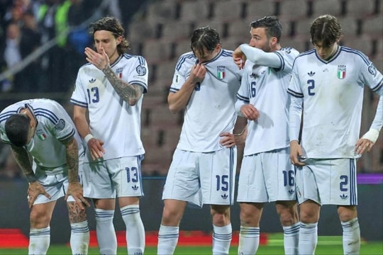 Italy lần thứ ba liên tiếp lỡ tấm vé dự World Cup