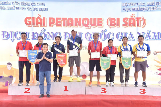 Giải Bi sắt vô địch đồng đội quốc gia năm 2026 thành công ấn tượng