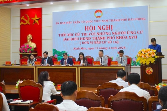 Xác nhận tư cách đại biểu HĐND thành phố Hải Phòng nhiệm kỳ 2026 - 2031