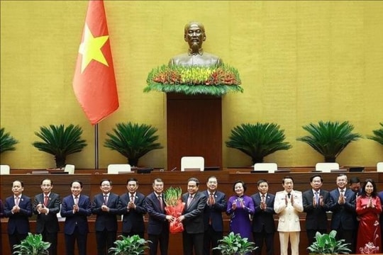 Quốc hội phê chuẩn việc bổ nhiệm Phó Thủ tướng, Bộ trưởng, thành viên Chính phủ