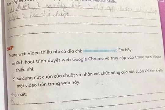 Xác minh thông tin sách bài tập Tin học lớp 3 có đường dẫn website không lành mạnh
