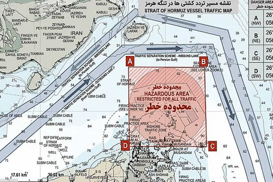 Iran công bố cách duy nhất để đi qua eo biển Hormuz an toàn